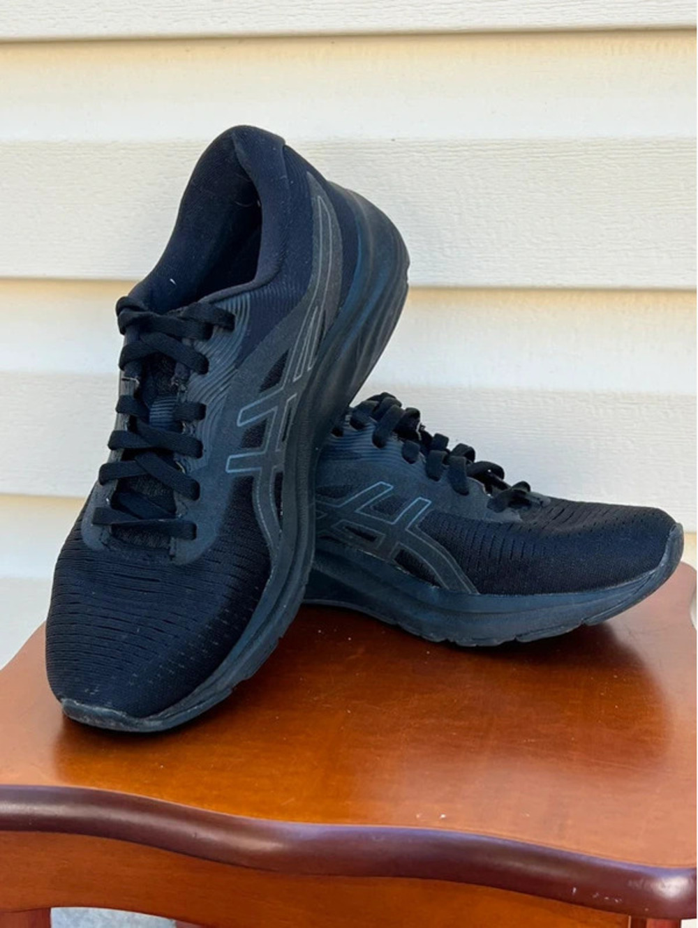 ASICS Gel-Pulse 12 Women’s Size 7 Black Running Athletic Sneakers Amplifoam